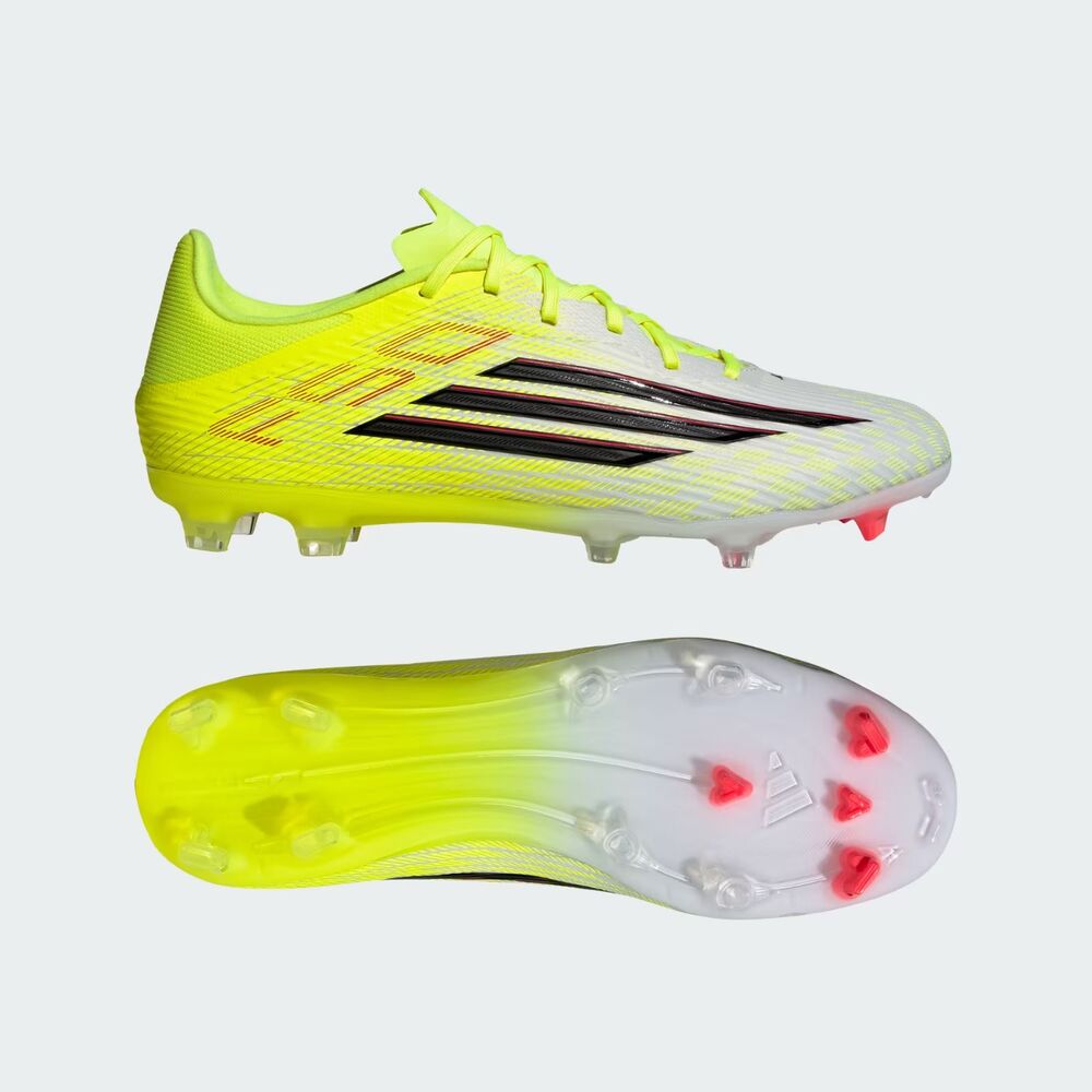 adidas F50 League FG/MG Team Solar Yellow Black Red JR8995 Men's 11.5 NWT